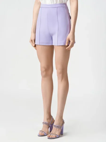 Шорти Elisabetta Franchi фіолетові