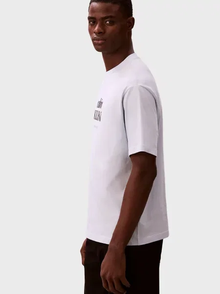 Бриллиант футболка Calvin Klein Jeans голубая