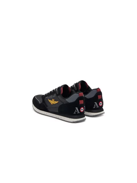 Sneakersy Aeronautica Militare černá