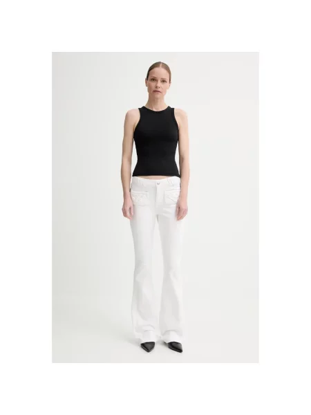 ZADIG&VOLTAIRE jeansy high waist białe