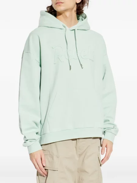 Hanorac cu glugă Dsquared2 cu glugă verde