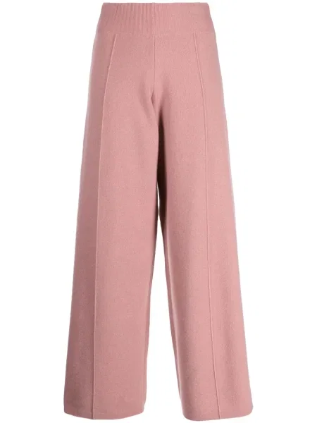 Szerokie spodnie Pringle Of Scotland różowe