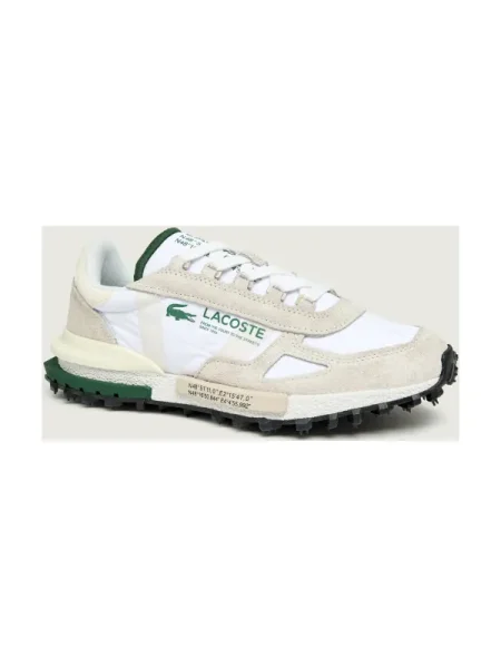 Lacoste Sneakers tornacipő ELITE | hasított bőr fehér