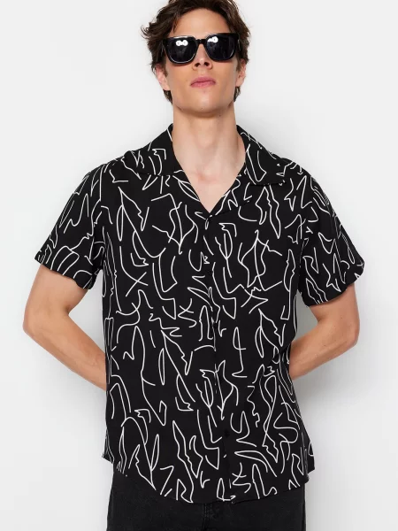 Риза Trendyol черно