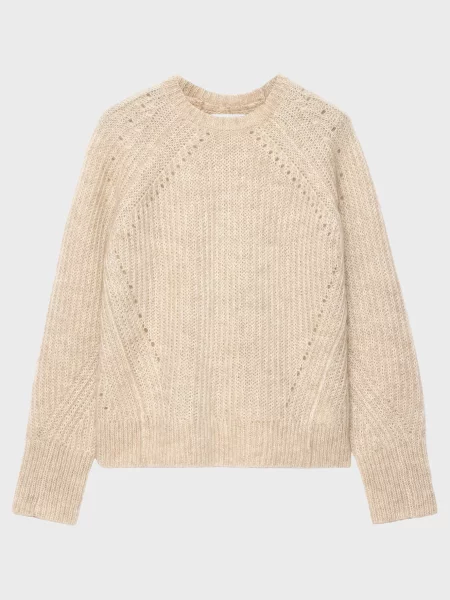 Шерстяной свитер Allsaints бежевый