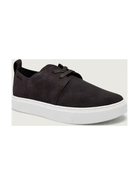 Calvin Klein Sneakers HYBRID CLEAN CUP pantofi derby | piele întoarsă gri