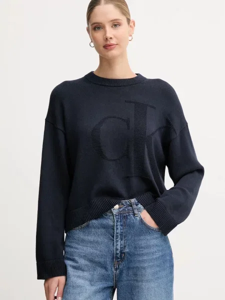 Svetr Calvin Klein Jeans dámský tmavomodrá