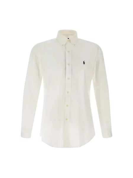 Lniana koszula Ralph Lauren biała