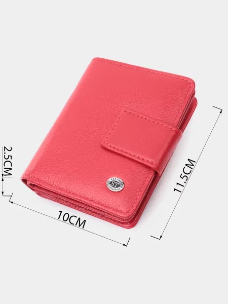 ST Leather Accessories Гаманець Шкіра червоний
