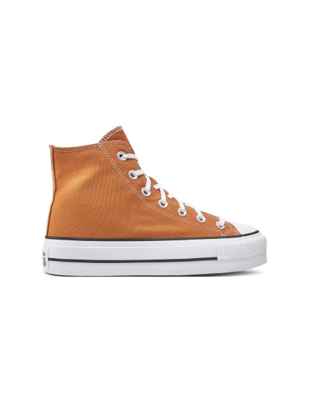 Converse Chuck Taylor All Star Canvas Platform Kobiety Buty sportowe Converse Size: brązowy