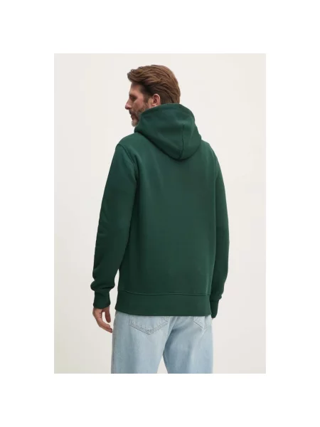 Bluza z kapturem Gant z kapturem zielona