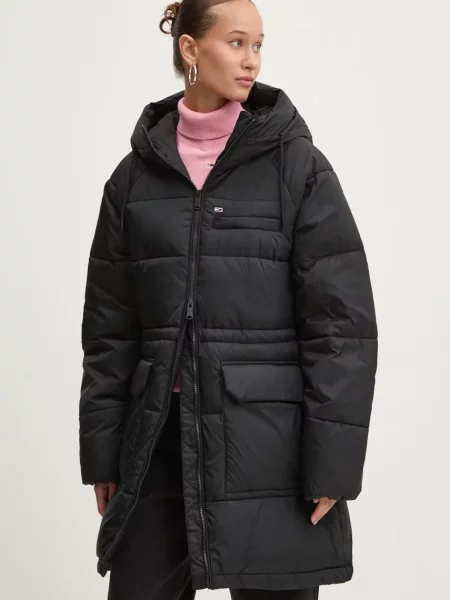 Яке Tommy Jeans зимен модел черно