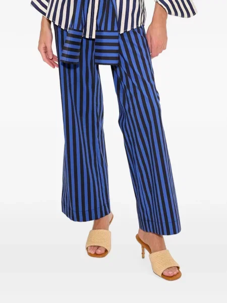 Pantaloni Simon Miller din poplin albastru