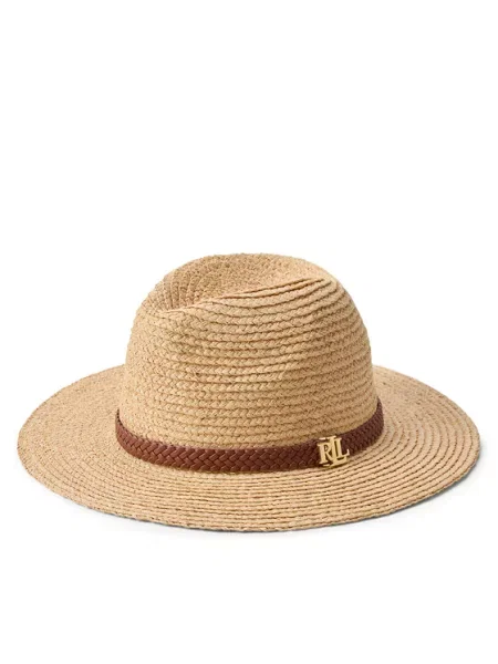 Kepurė Lauren Ralph Lauren smėlinė