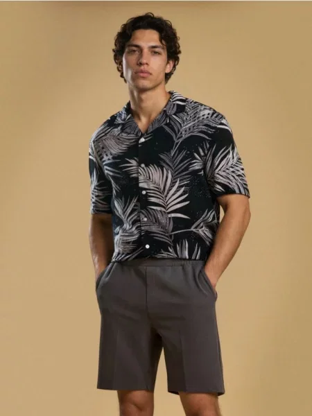 Sinsay Szorty slim niebieski