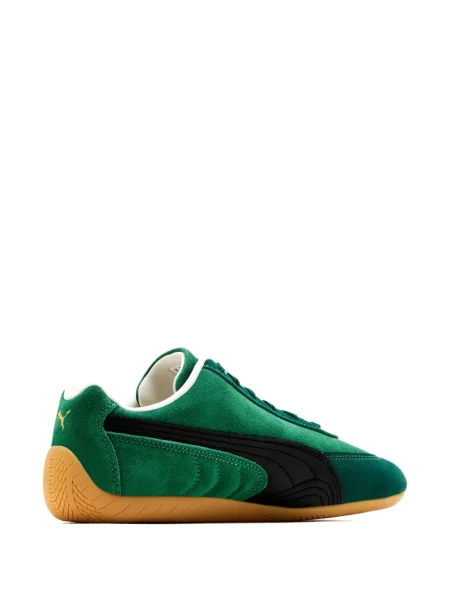 Sneakerși Puma Suede din piele de căprioară verde