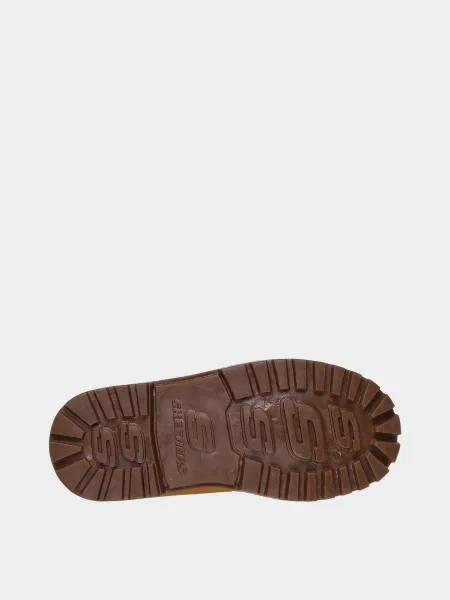 Детские ботинки Skechers коричневые