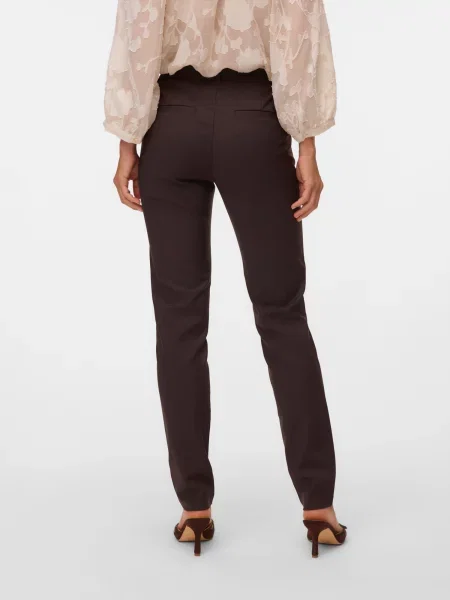 VERO MODA Chino nohavice čokoládová