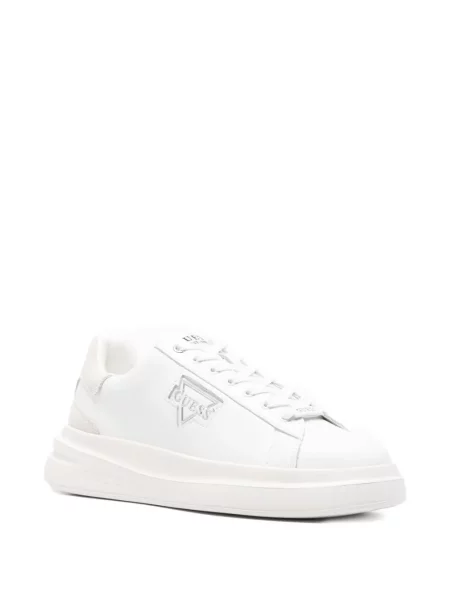 Csipkés sneaker Guess autogrammal fehér