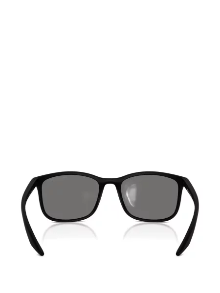 Ochelari de soare pătrați Prada Linea Rossa negru