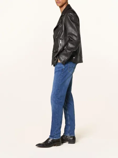7 For All Mankind Džíny Slimmy Tapered Extra Slim Fit mid blue modré