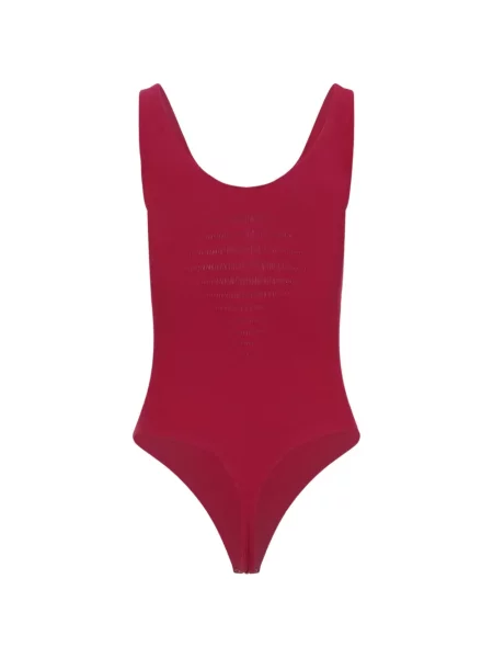 Ujjatlan body Wolford piros