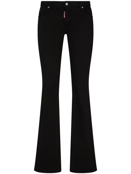 Jeansy dzwony Dsquared2 dzwony czarne