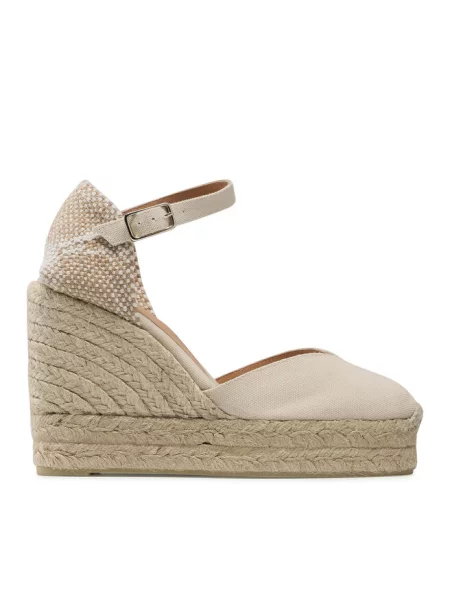 Espadryle Castañer beżowe