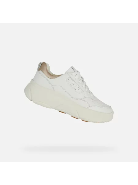 Sneakerși Geox alb