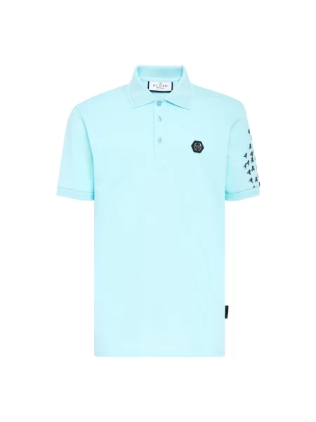 Koszulka polo Philipp Plein niebieska