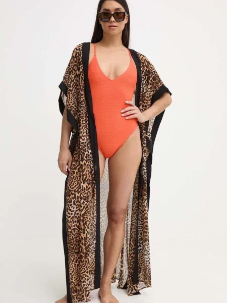 Jednodílné plavky Billabong Tanlines měkký košík oranžová