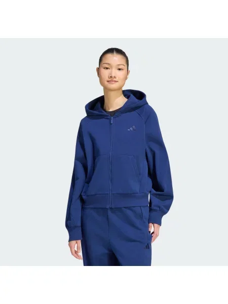 MIKINA ADIDAS KIT SMALL LOGO FULL modrá