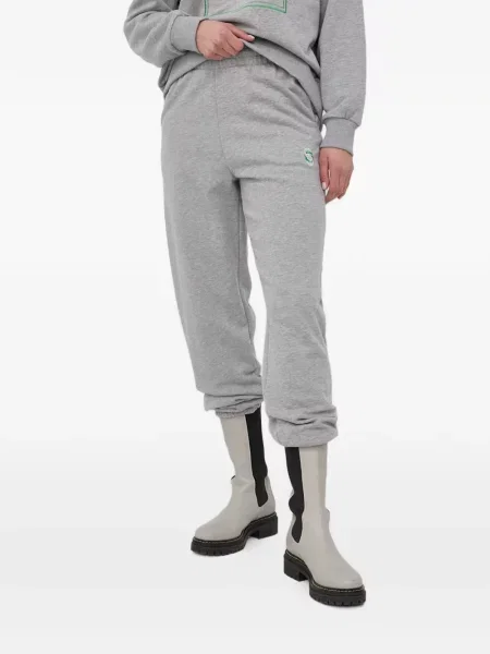 Pantaloni Gestuz alergare cu autograf gri