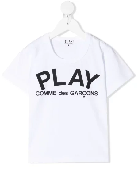 Koszulka dziecięca Comme Des Garcons Play biała