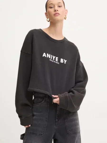 Суитчър Aniye By с принт черно