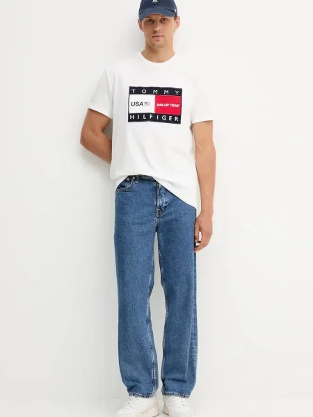 Kratka majica Tommy Hilfiger x SAIL GP bela
