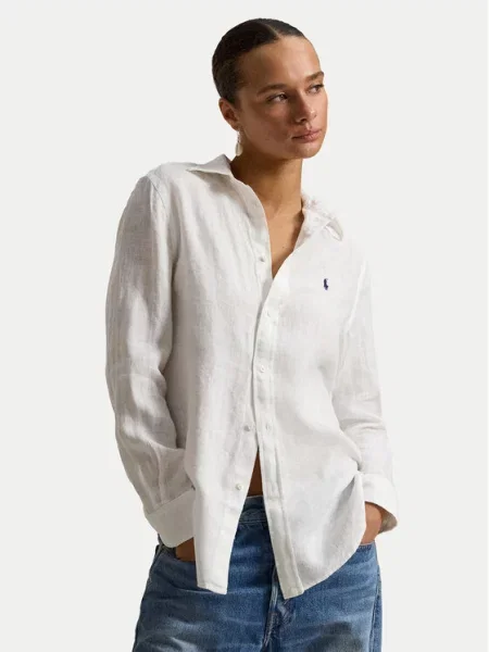 Polo Ralph Lauren Palaidinė CLASSIC balkšva balta