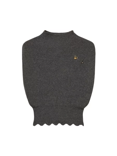 Sweter Twinset szary