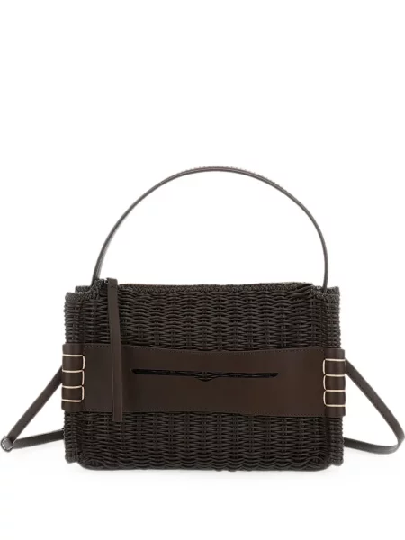 Geantă shopper Jw Anderson din piele maro