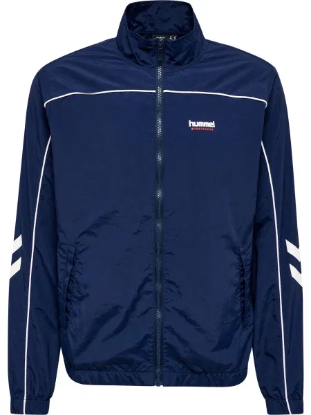 Hummel Geacă sport albastru marin / portocaliu alb