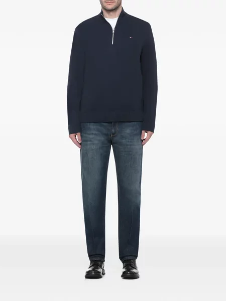Pulover Tommy Hilfiger tricotate albastru