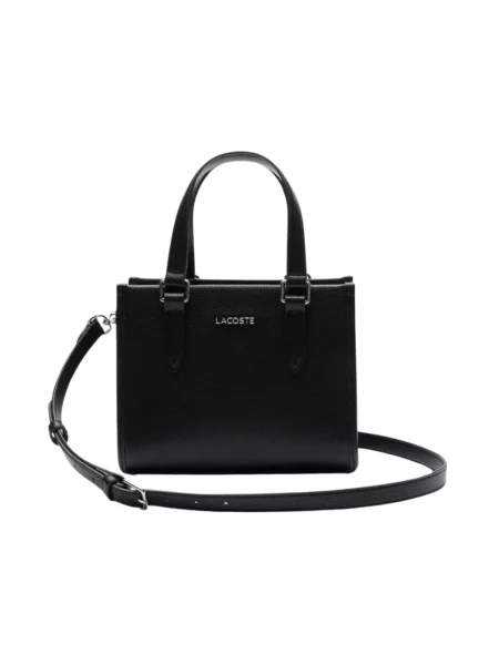Top Lacoste biznesowy czarny