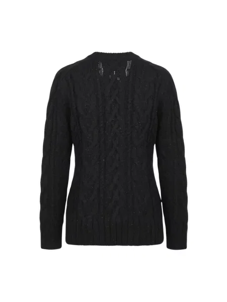 Sweter Parosh wełniany czarny