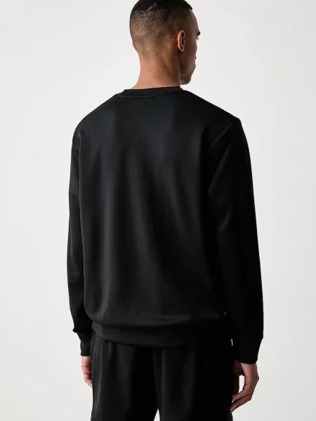 Nike edzős melegítőfelső férfi Hyserve Dri-Fit Crew fekete