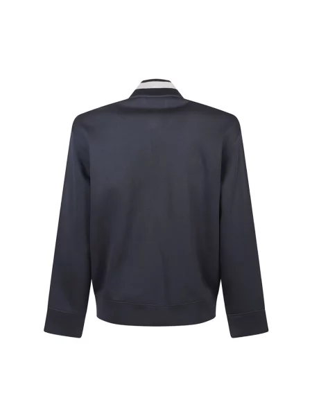 Bluza Emporio Armani z logo niebieska