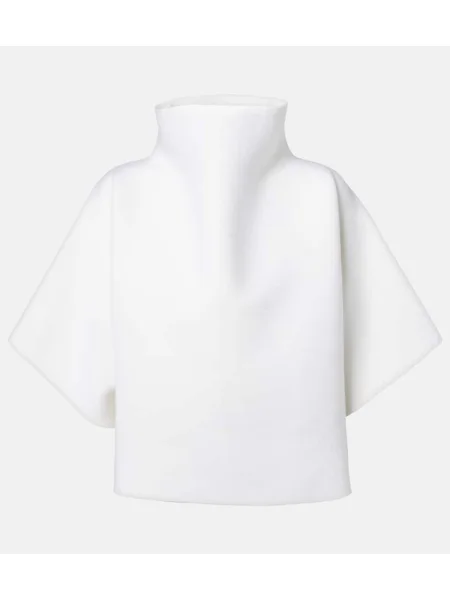 Tricou Tom Ford din cașmir alb