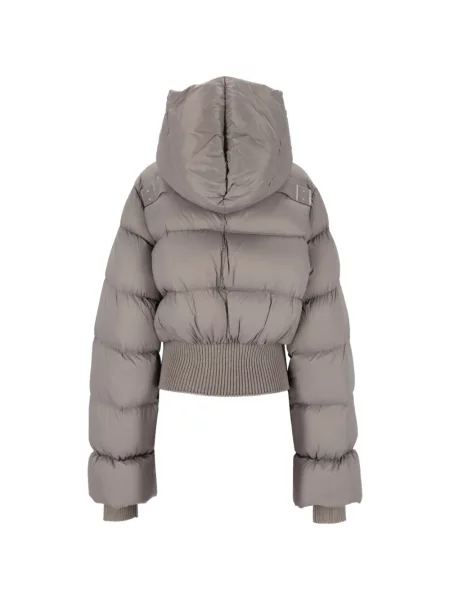 Geacă Rick Owens cu glugă gri