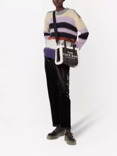 Geantă shopper Marc Jacobs din piele negru
