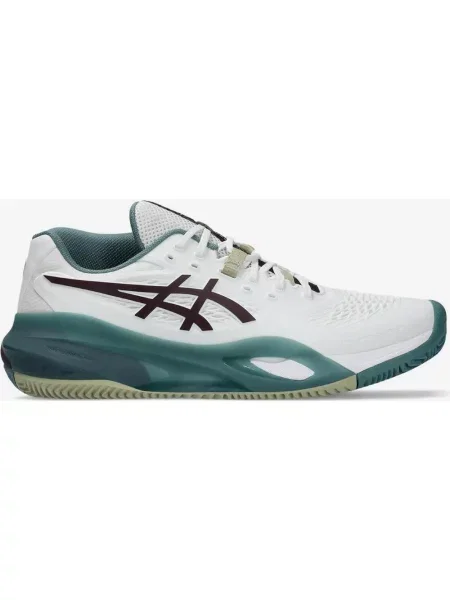 Buty do tenisa ASICS Gel-Resolution X Clay niebieskozielony 40 biały