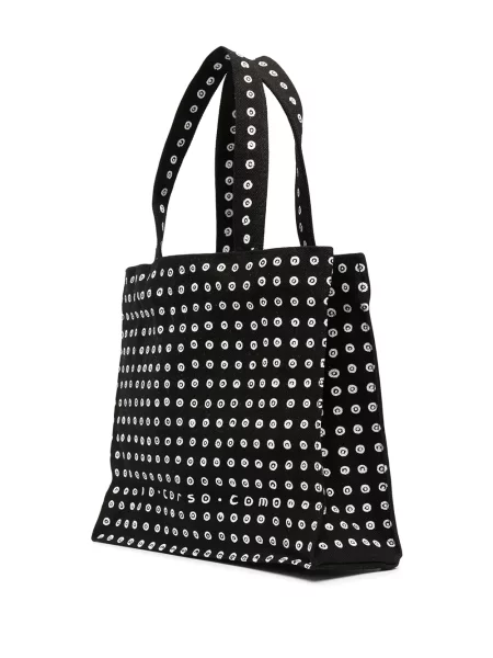 Geantă shopper 10 Corso Como cu imagine negru